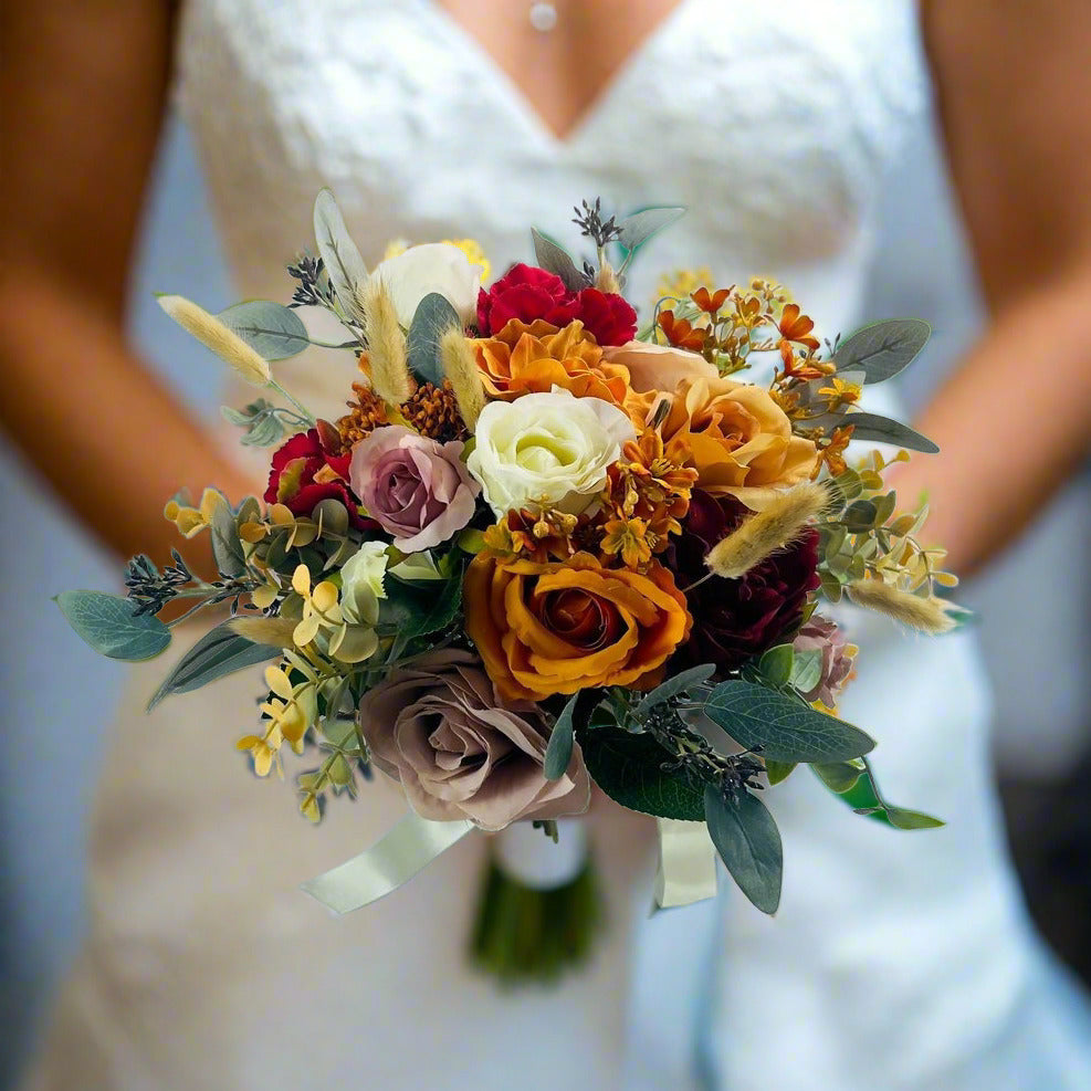 Silk flower selling wedding bouquets!