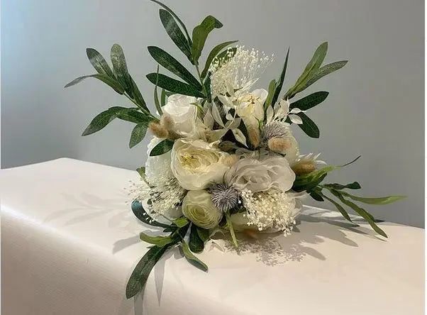 custom wedding bouquet artificial flowers claire de fleurs