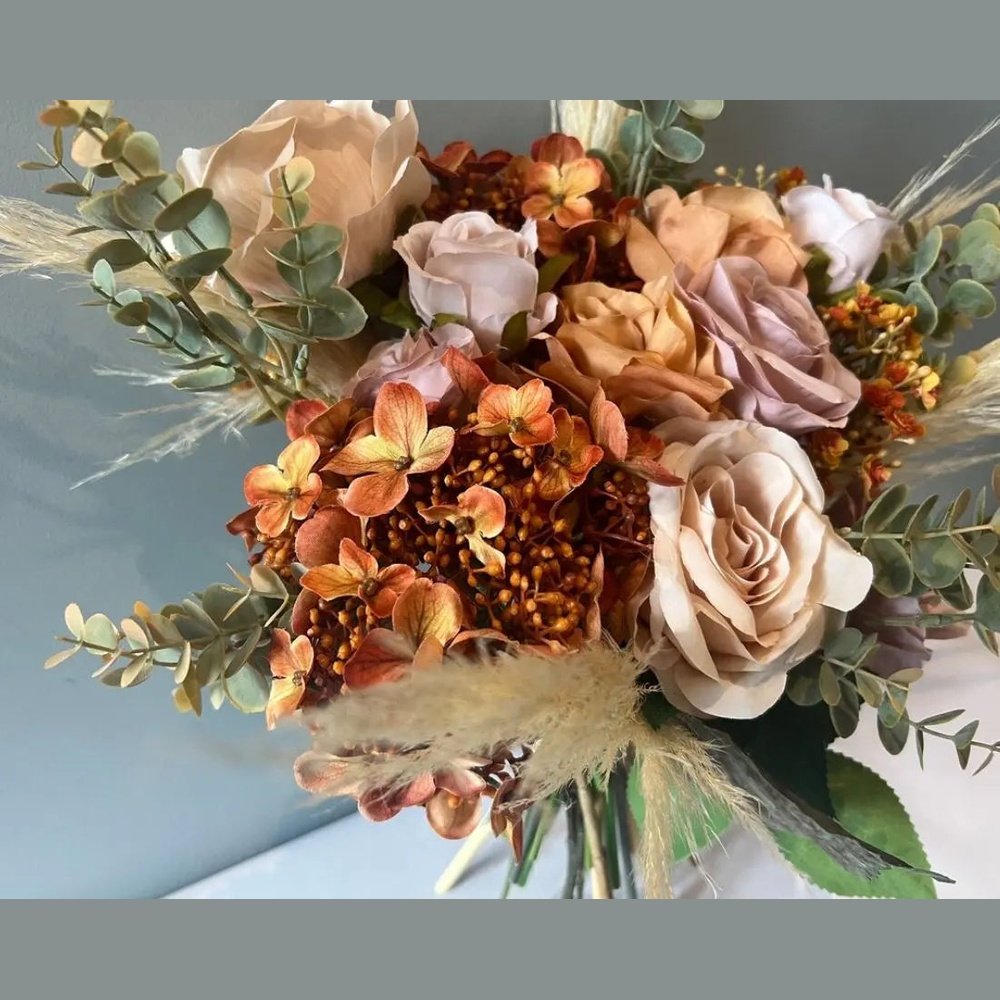 Autumnal Pampas Bouquet Claire De Fleurs