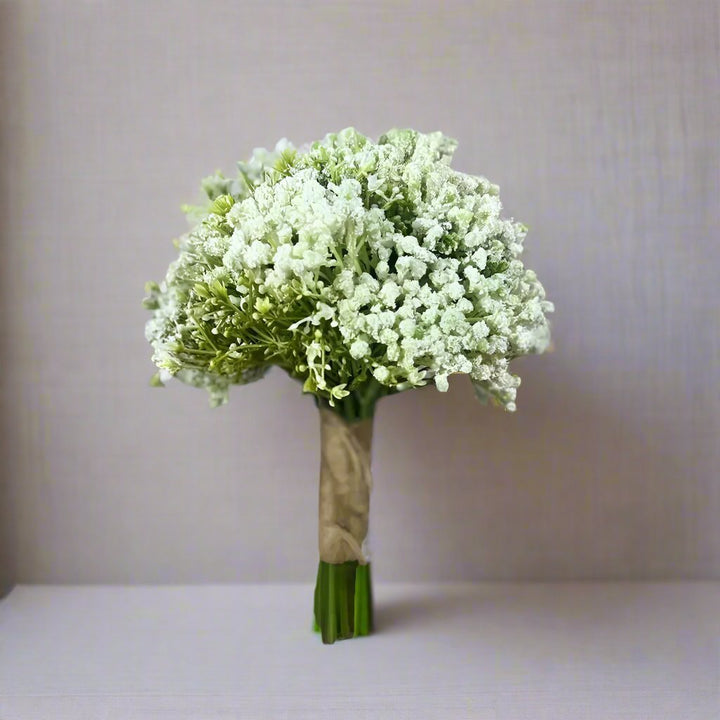 Gypsophila / Baby’s Breath White Wedding Bouquet Claire De Fleurs