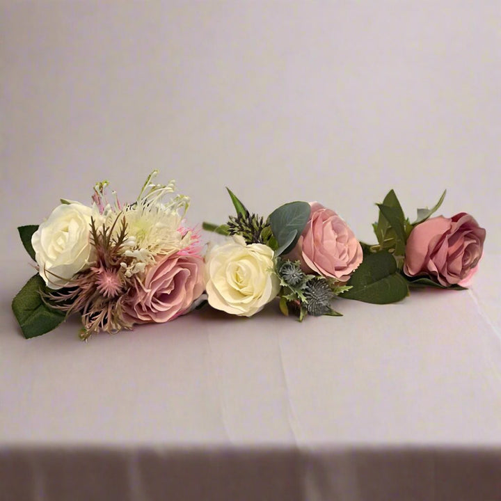 Dusky Pink Cake Flower Topper - Artificial Flowers | Claire De Fleurs