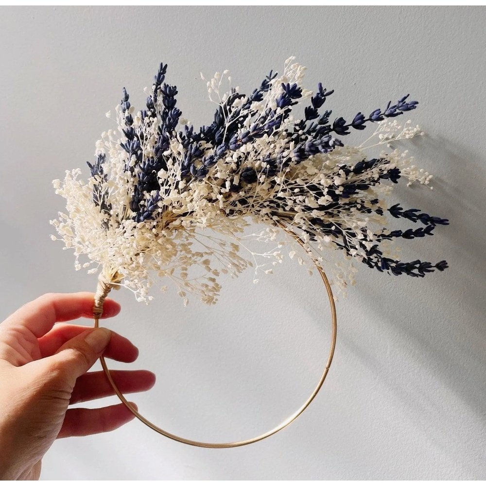 Lavender Cake Hoop/Wreath - Artificial Flowers | Claire De Fleurs