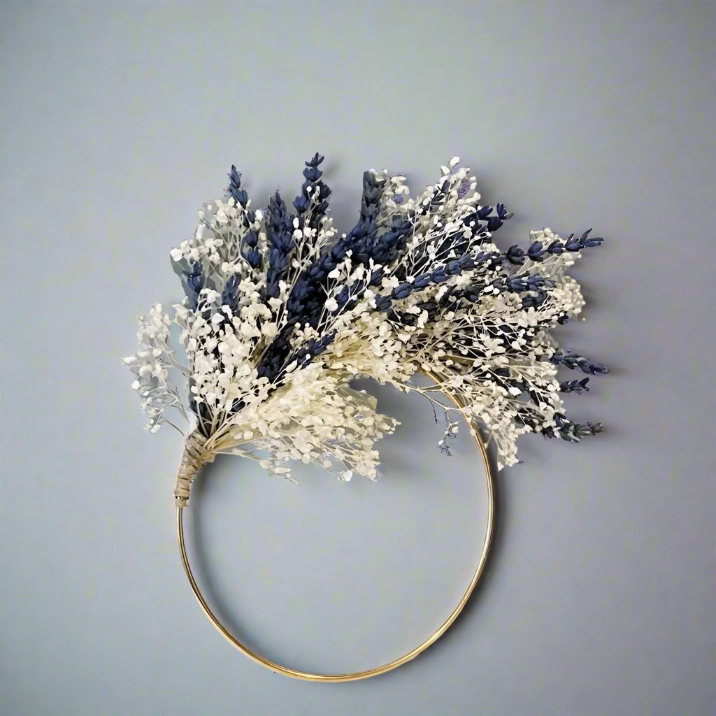 Lavender Cake Hoop/Wreath - Artificial Flowers | Claire De Fleurs