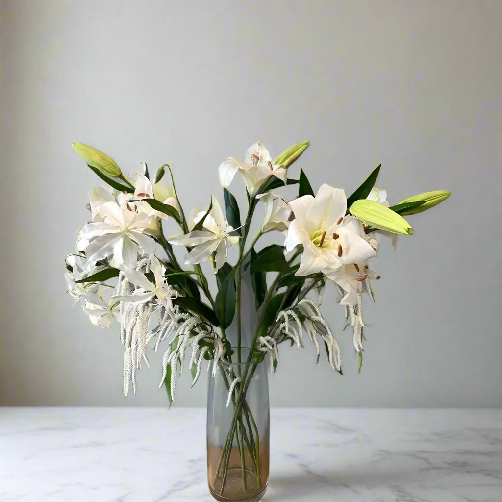 Lily Artificial Arrangement Claire De Fleurs