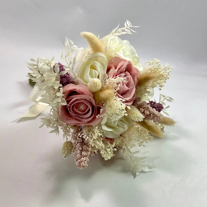 Pink Ivory Bouquet Claire De Fleurs