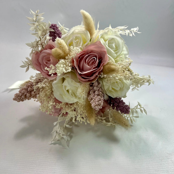 Pink Ivory Bouquet Claire De Fleurs