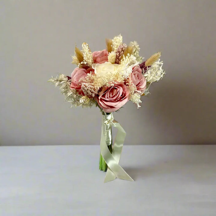 Pink Ivory Bouquet Claire De Fleurs