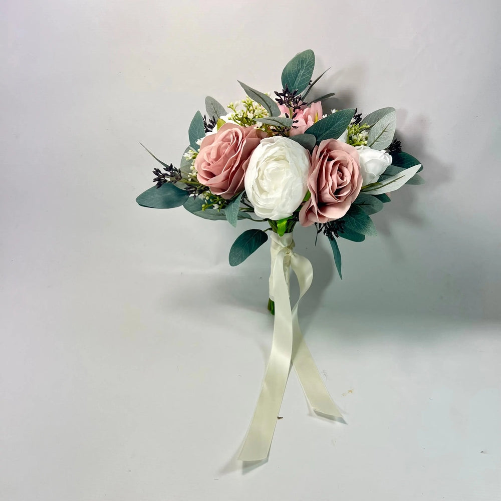 Pink and White Wedding Bouquet  Claire De Fleurs