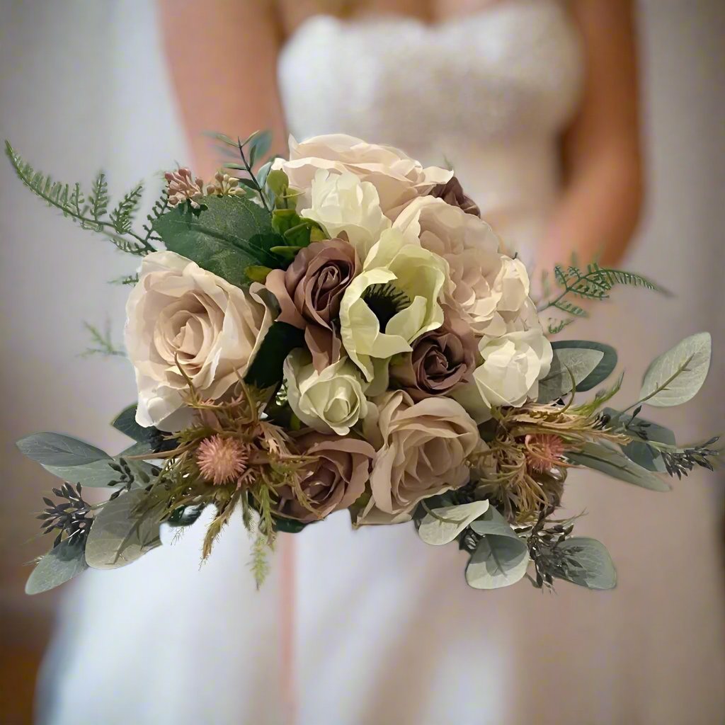 Pink, Ivory & Nude Bouquet Claire De Fleurs