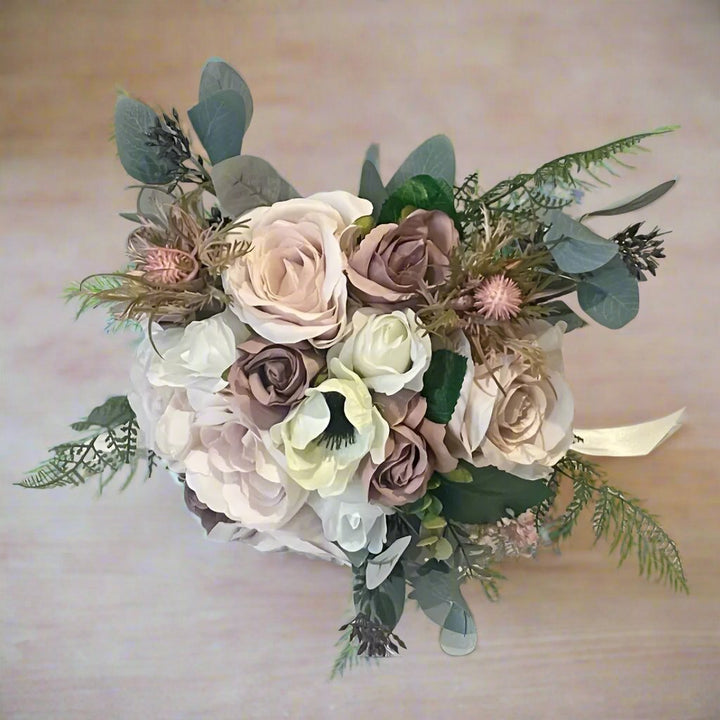 Pink, Ivory & Nude Bouquet Claire De Fleurs