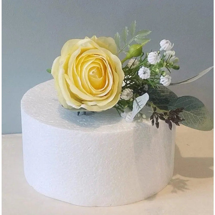 Yellow/Lemon Flower Cake Topper - Artificial Flowers | Claire De Fleurs